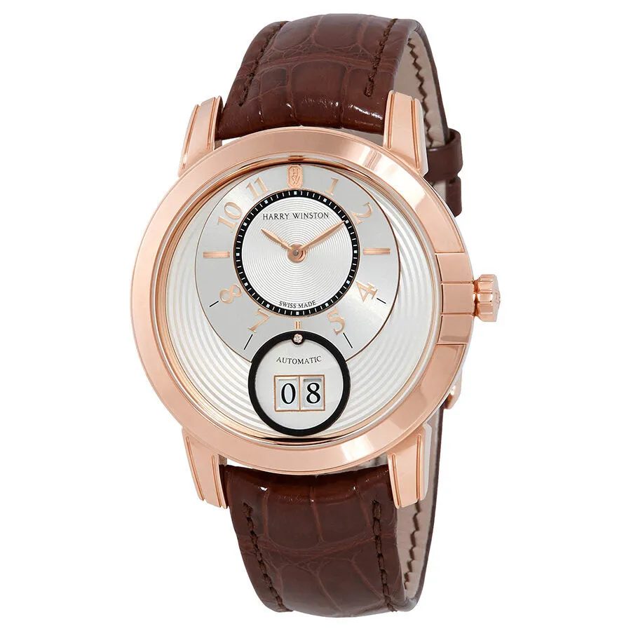 Harry Winston Midnight Silver Dial Automatic Men's Watch MIDABD42RR005