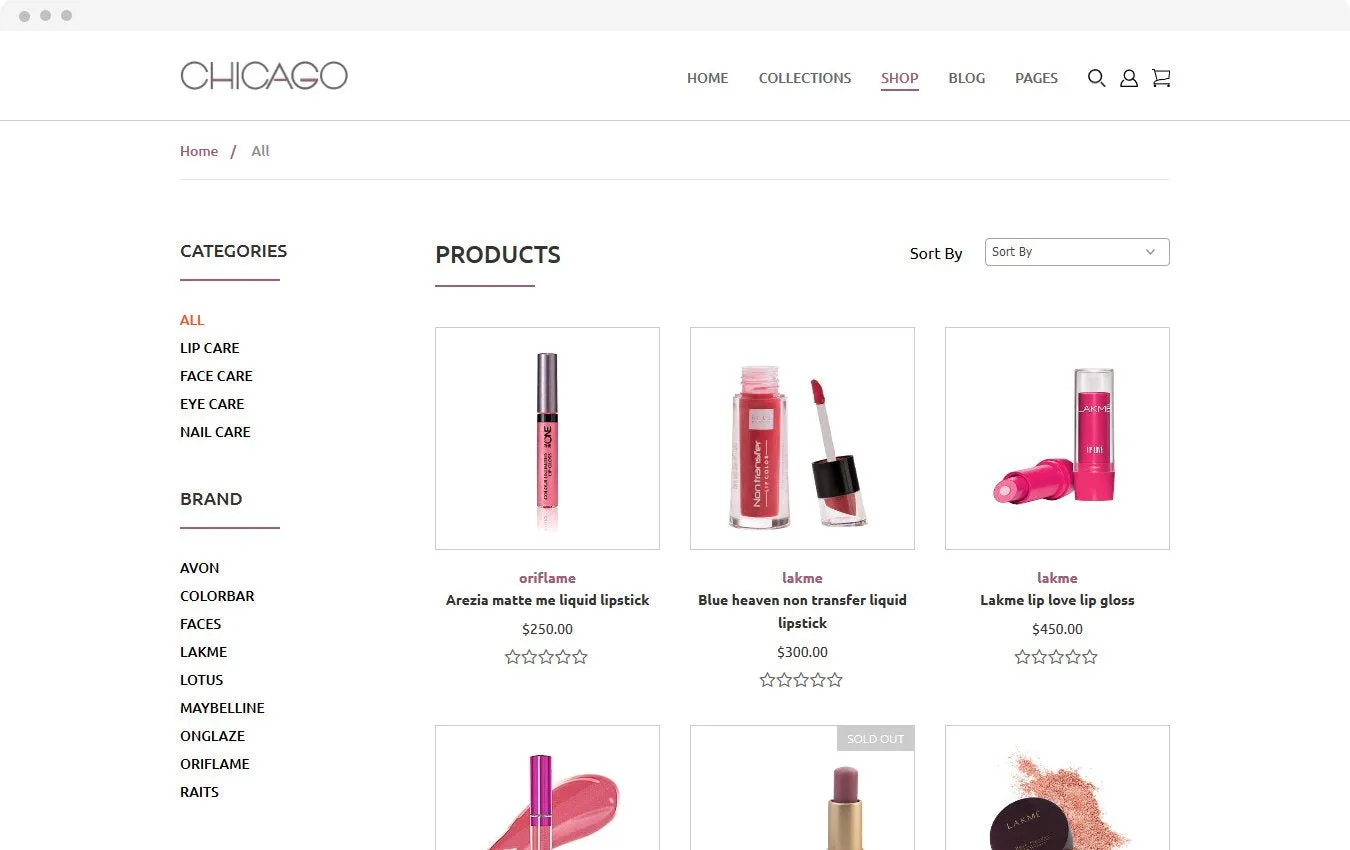 Health Store Chicago Shopify Theme