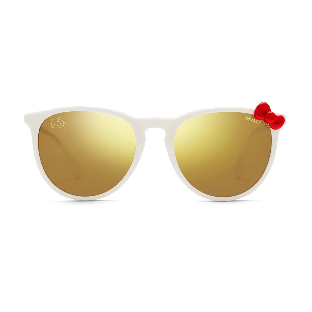 Hello Kitty x MVMT Ingram Sunglasses (Glossy White)