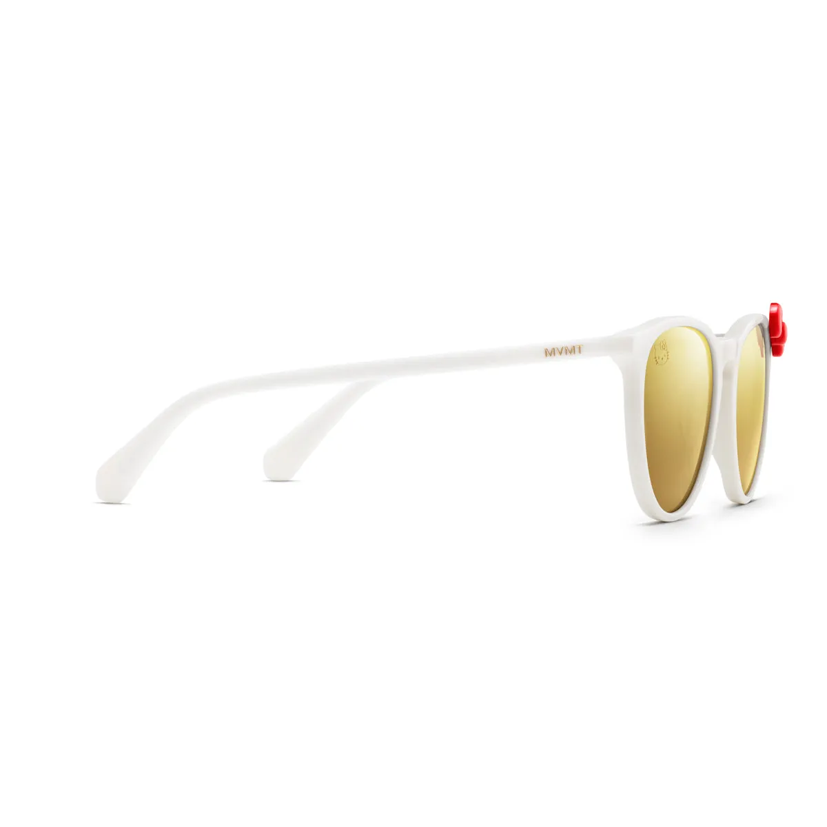 Hello Kitty x MVMT Ingram Sunglasses (Glossy White)
