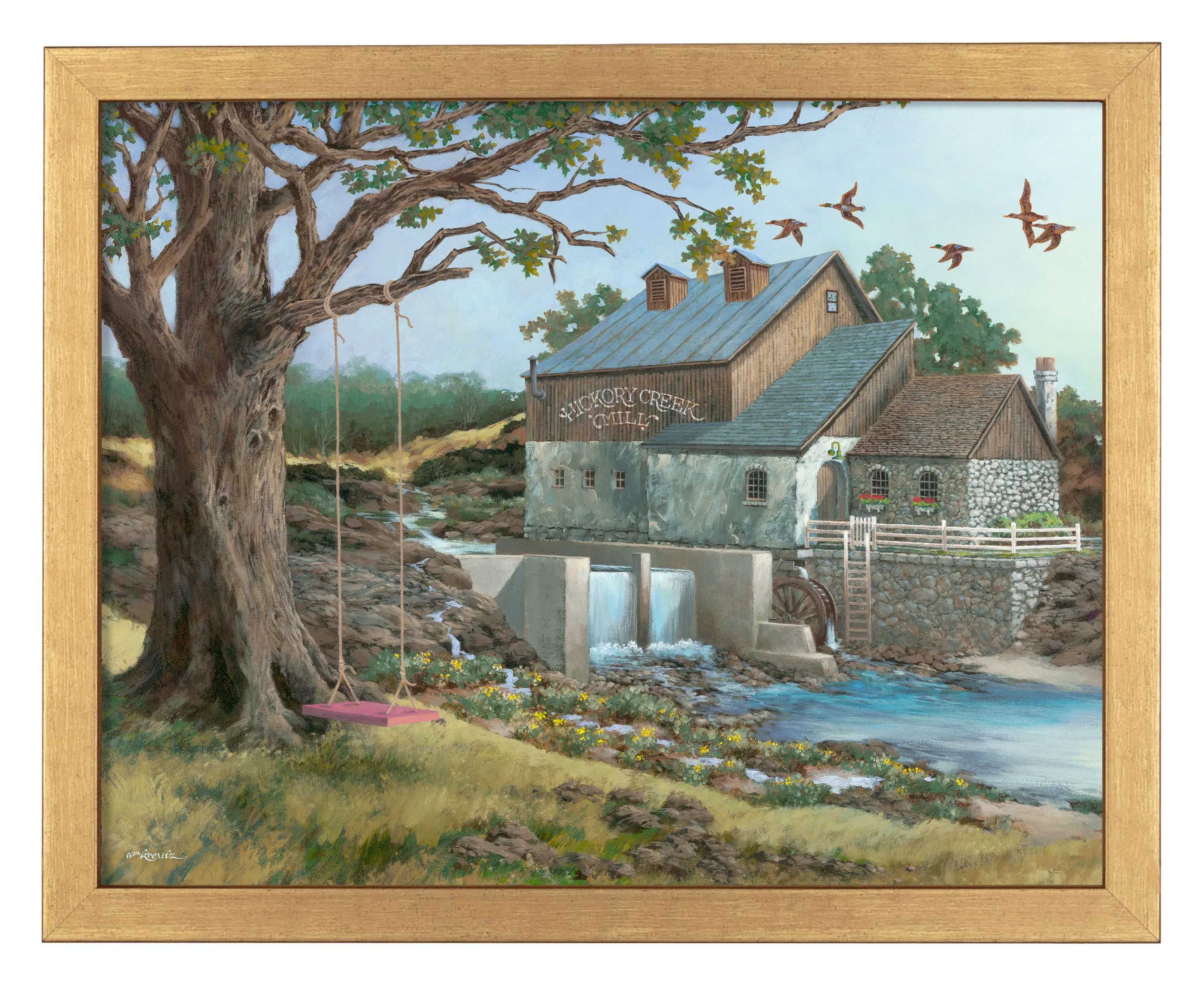 Hickory Creek Mill - Art Prints