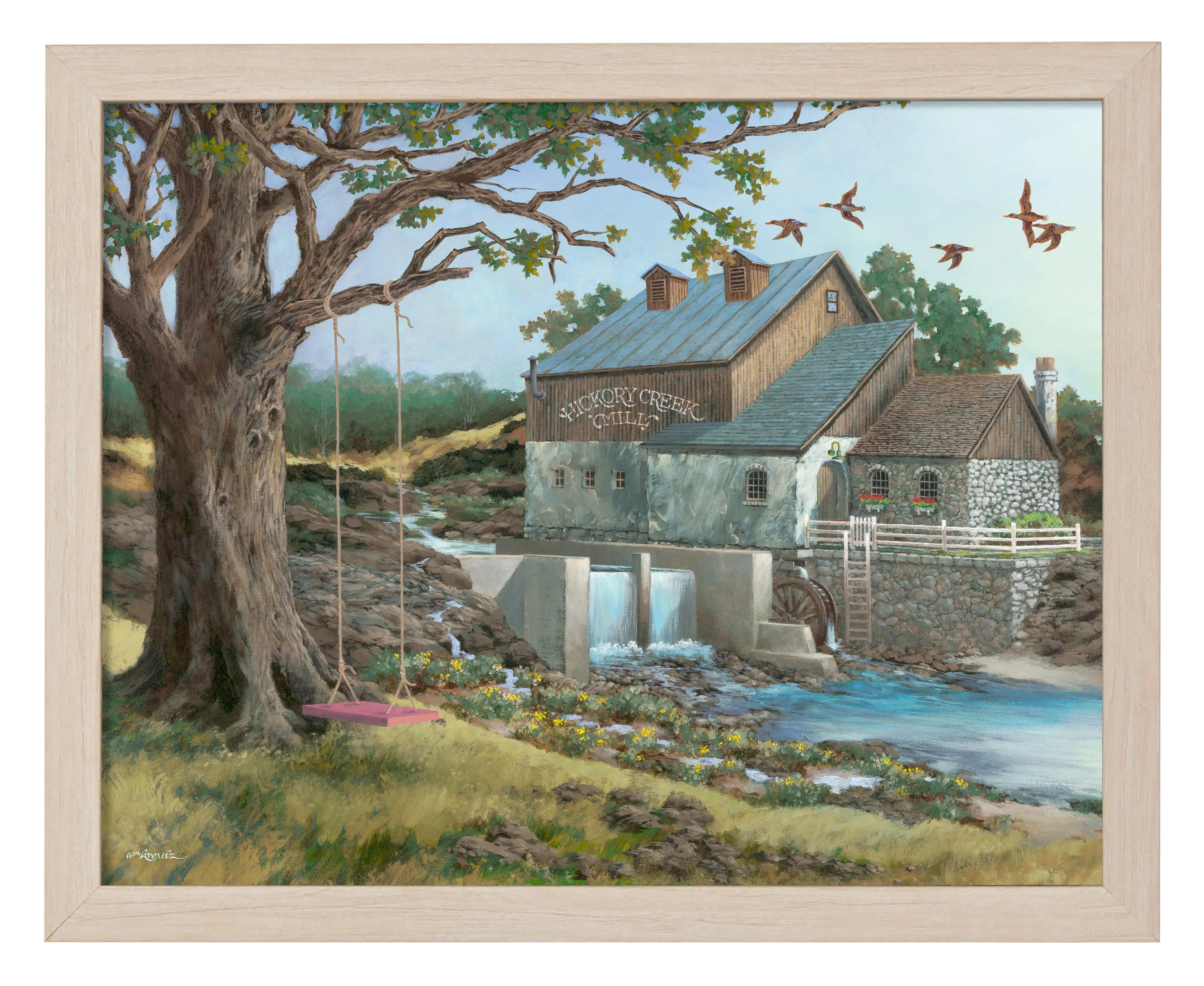 Hickory Creek Mill - Art Prints