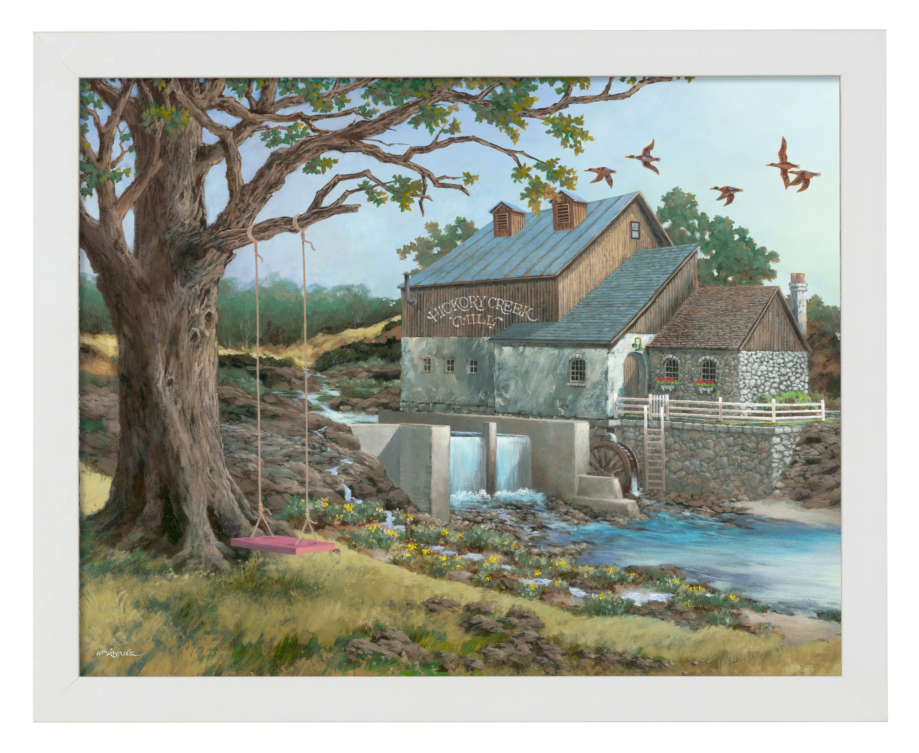 Hickory Creek Mill - Art Prints