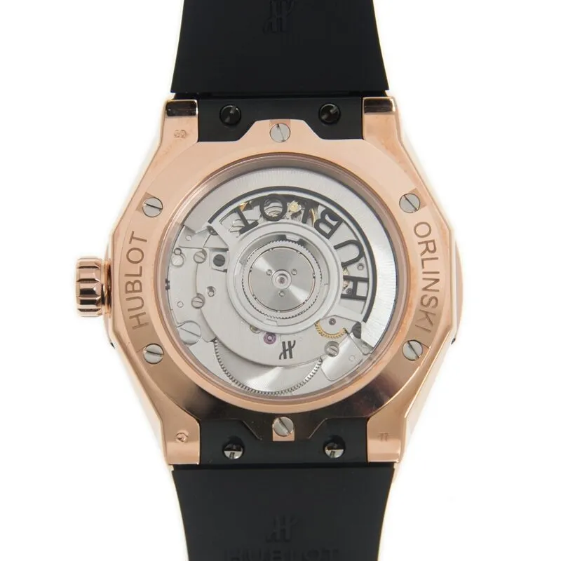 Hublot Classic Fusion Orlinski King Gold Automatic Black Dial Men's Watch 550.OS.1800.RX.ORL19