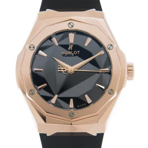 Hublot Classic Fusion Orlinski King Gold Automatic Black Dial Men's Watch 550.OS.1800.RX.ORL19