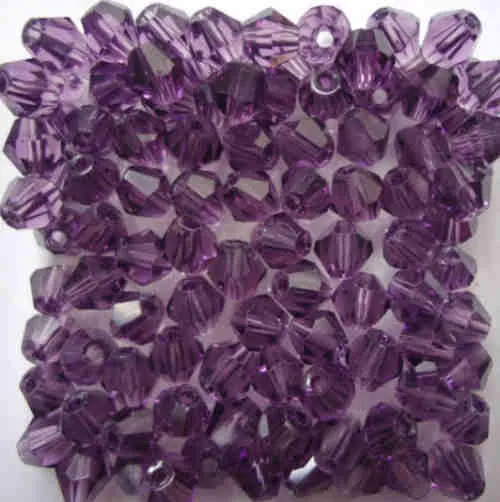 Isywaka U Choice 200PCS 4mm Bicone Austria Crystal Beads charm Glass Beads Loose Spacer Bead for DIY Jewelry Making