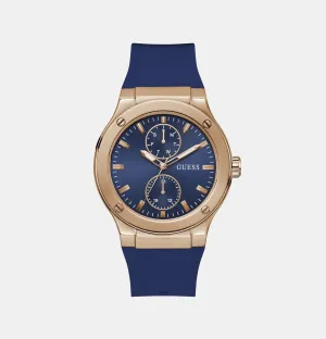 Jet Men's Blue Chronograph Silicone Watch GW0491G4