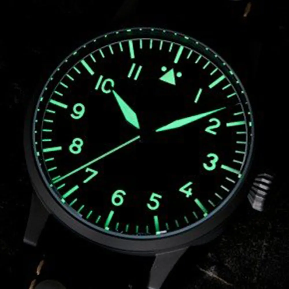 LACO PILOT WATCH ORIGINAL MEMMINGEN 42 MM HANDWINDING