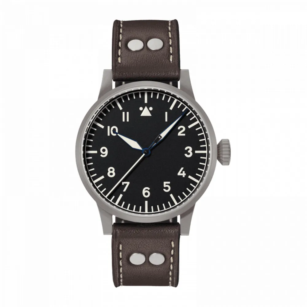 LACO PILOT WATCH ORIGINAL MEMMINGEN 42 MM HANDWINDING