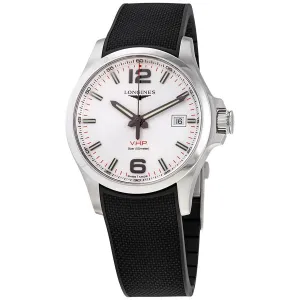 Longines Conquest V.H.P. Perpetual Quartz Silver Dial Men's Watch L37264769
