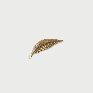 LOQUET LONDON | GOLD FEATHER CHARM