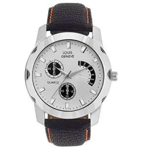 Louis Geneve Analogue White Dial Men's Watch LG-MW-B-WHITE-051