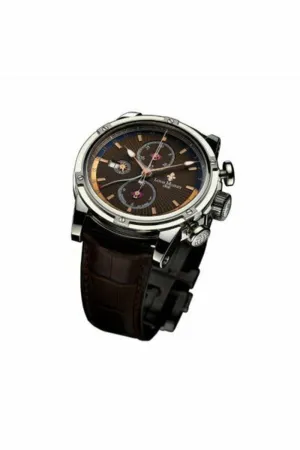 louis moinet geograph 46mm stainless steel limited edition 365 pieces men's watch