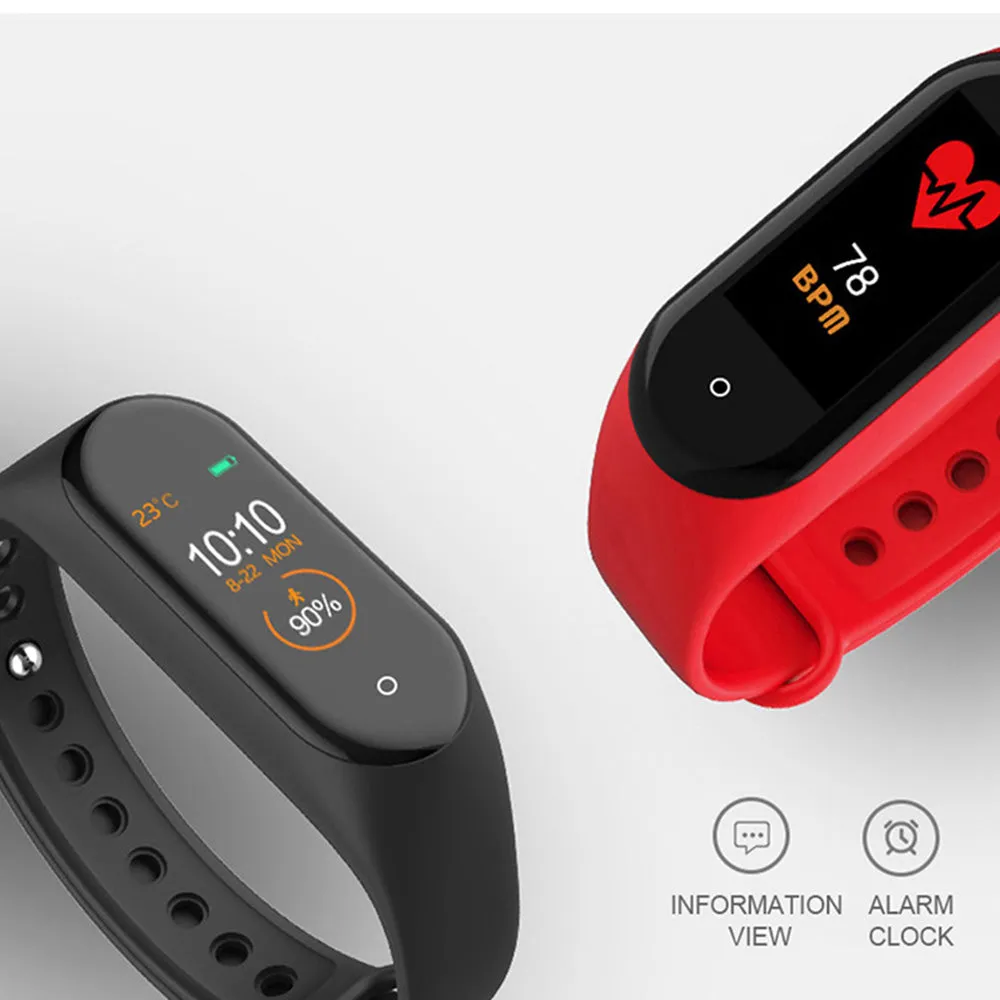 M4 Smart Fitness Watch with *** 1 x FREE DESIGNER STRAP ***