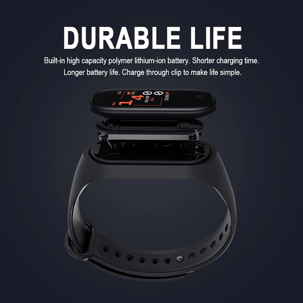 M4 Smart Fitness Watch with *** 1 x FREE DESIGNER STRAP ***