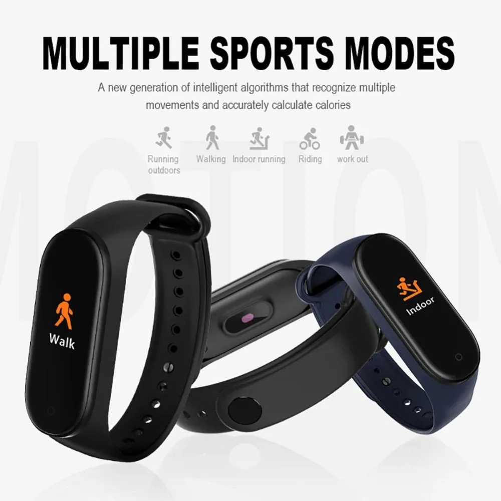 M4 Smart Fitness Watch with *** 1 x FREE DESIGNER STRAP ***