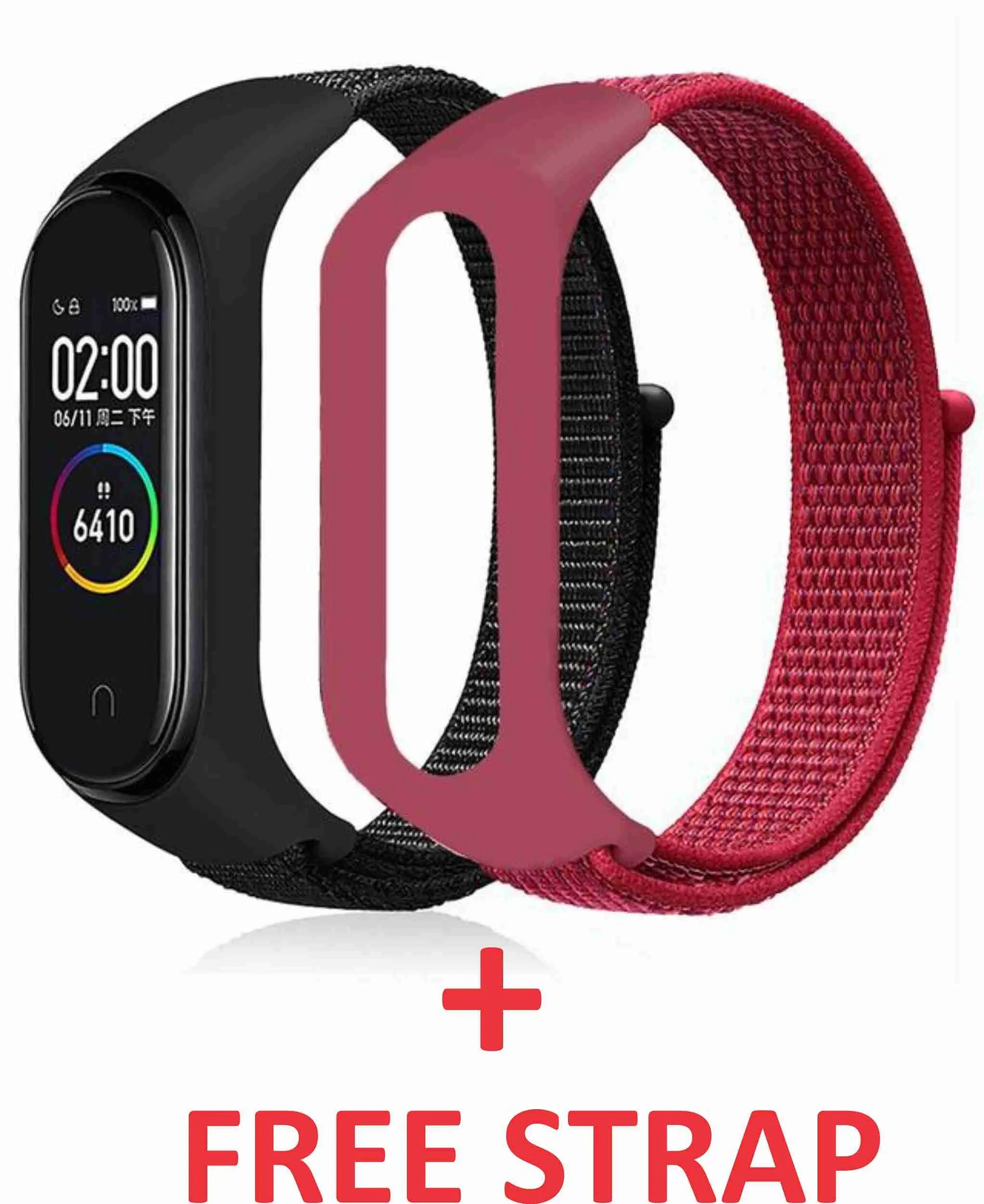 M4 Smart Fitness Watch with *** 1 x FREE DESIGNER STRAP ***