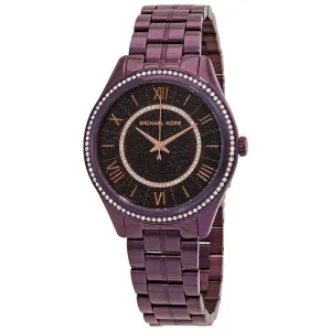 Michael Kors Lauryn Quartz Crystal Black Dial Ladies Watch MK3724