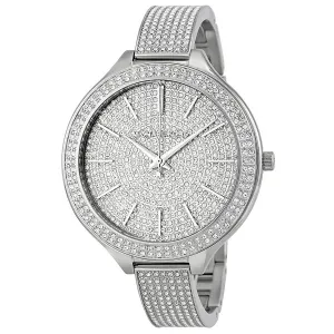 Michael Kors Runway Crystal Pave Dial Stainless Steel Ladies Watch MK3250