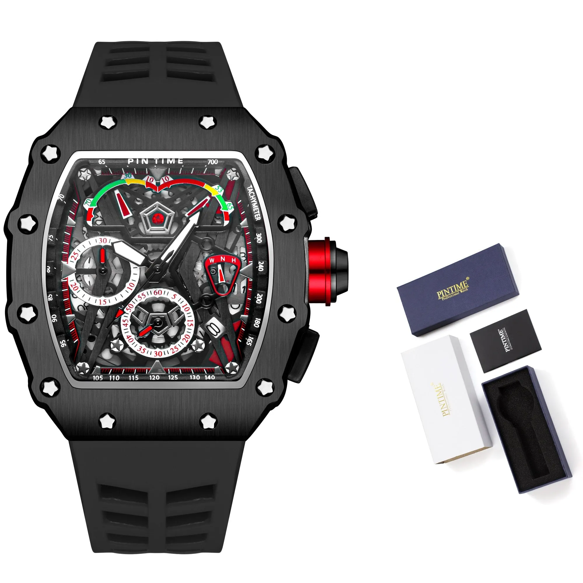 Mini Focus Men's Quartz  Casual Weekday Date Stainless Steel Strap  Watch