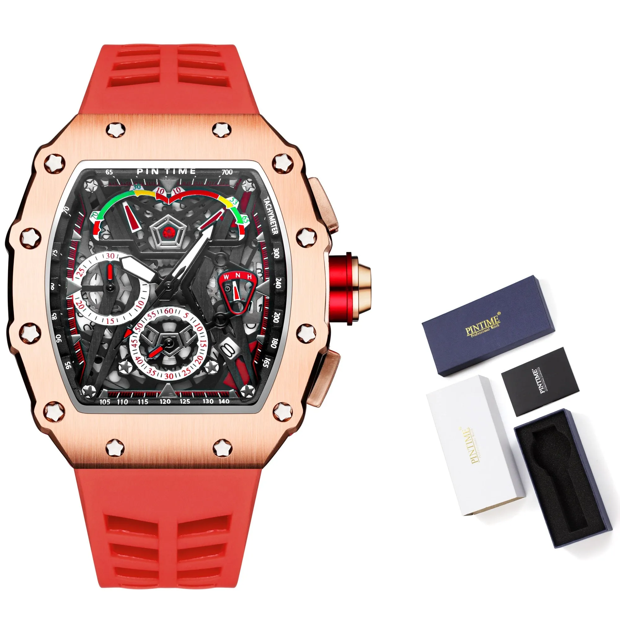 Mini Focus Men's Quartz  Casual Weekday Date Stainless Steel Strap  Watch