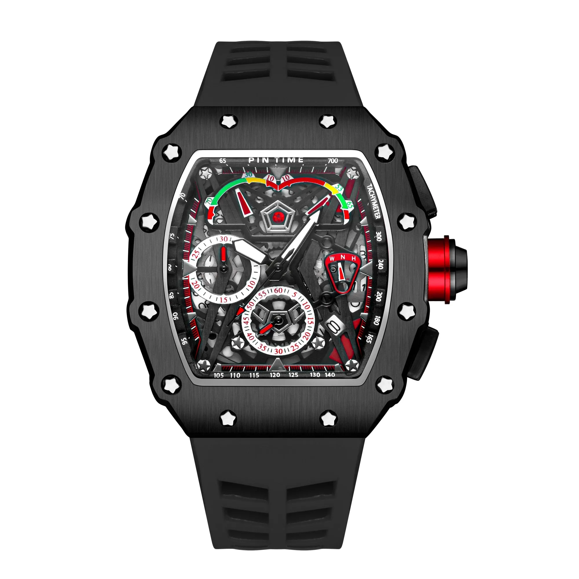 Mini Focus Men's Quartz  Casual Weekday Date Stainless Steel Strap  Watch