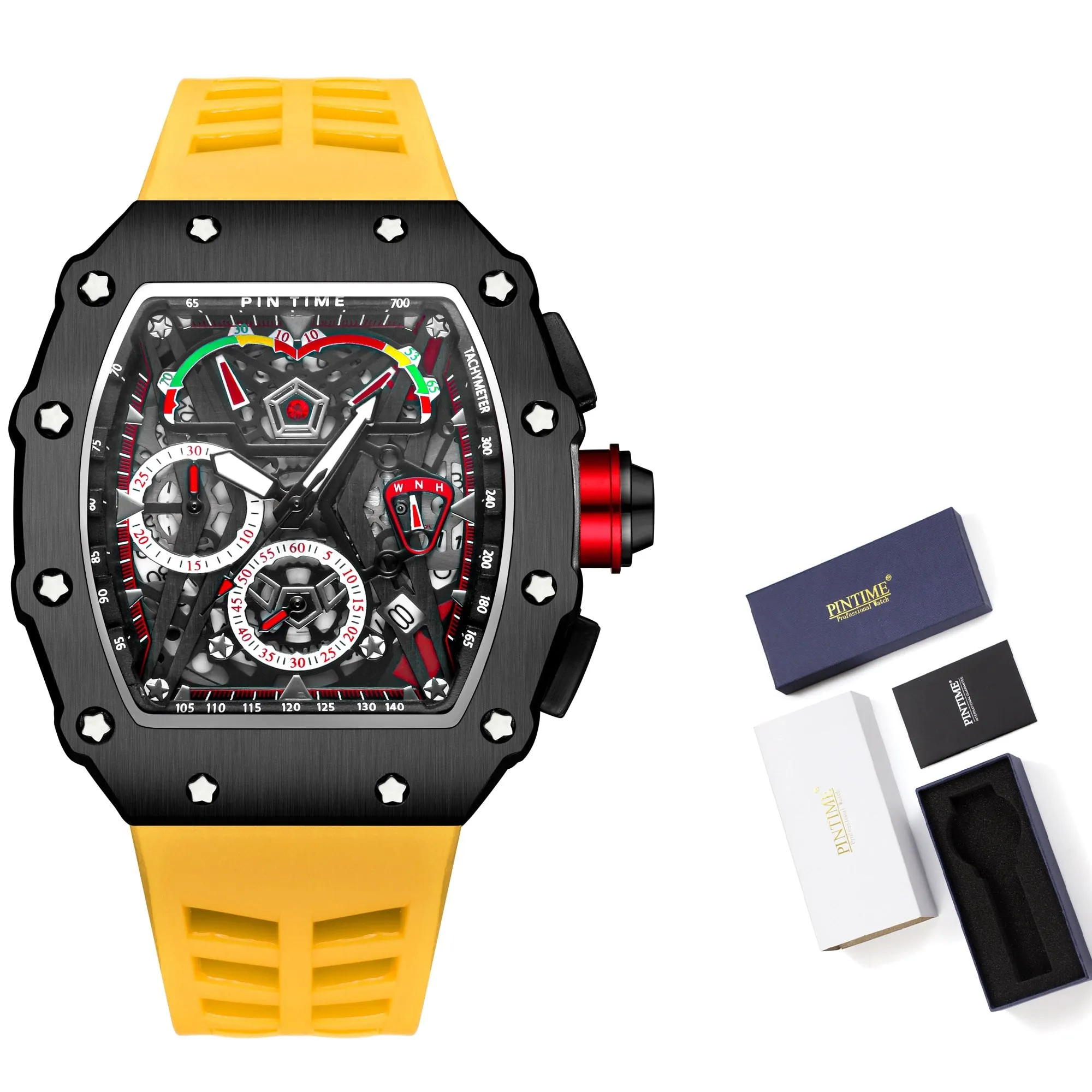 Mini Focus Men's Quartz  Casual Weekday Date Stainless Steel Strap  Watch