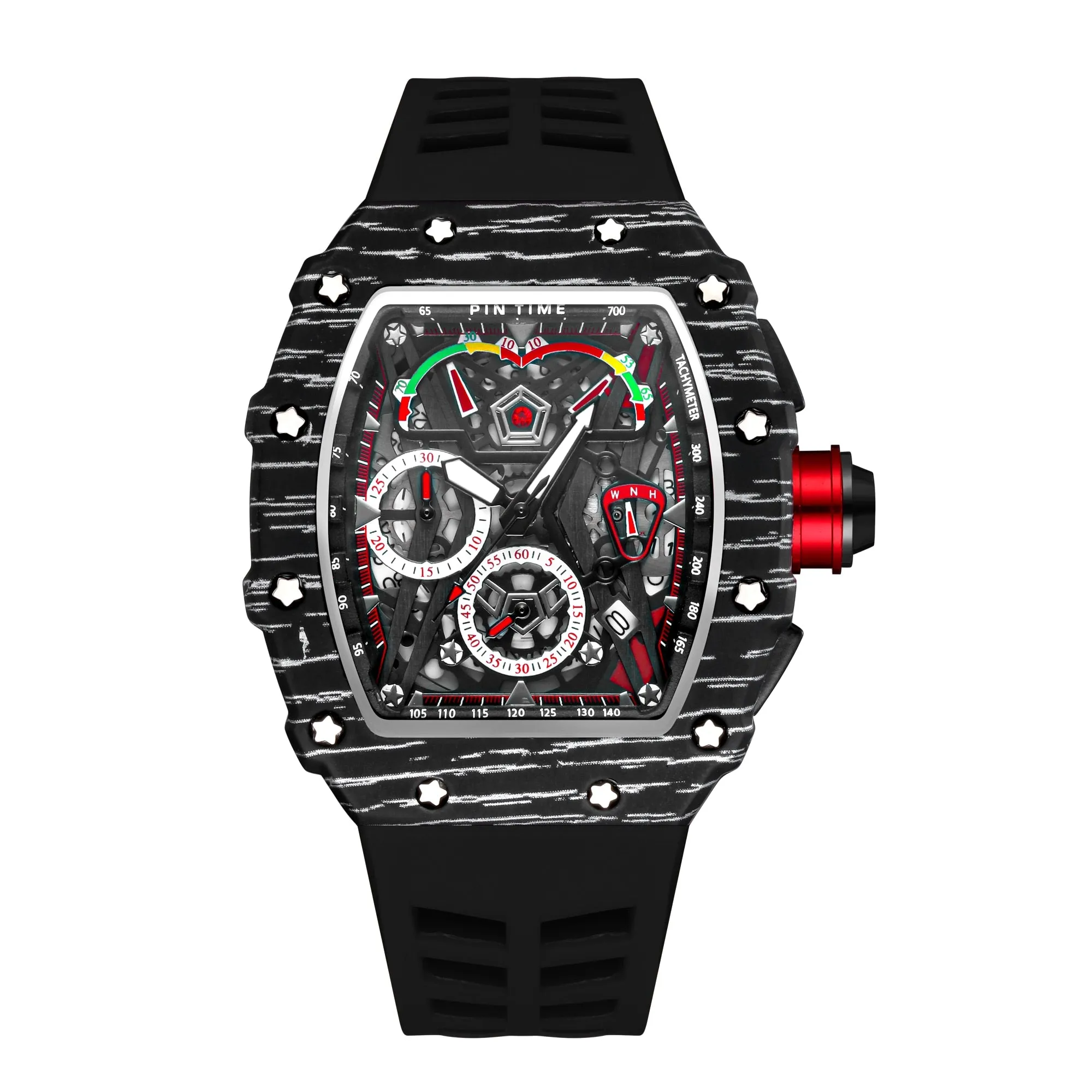 Mini Focus Men's Quartz  Casual Weekday Date Stainless Steel Strap  Watch
