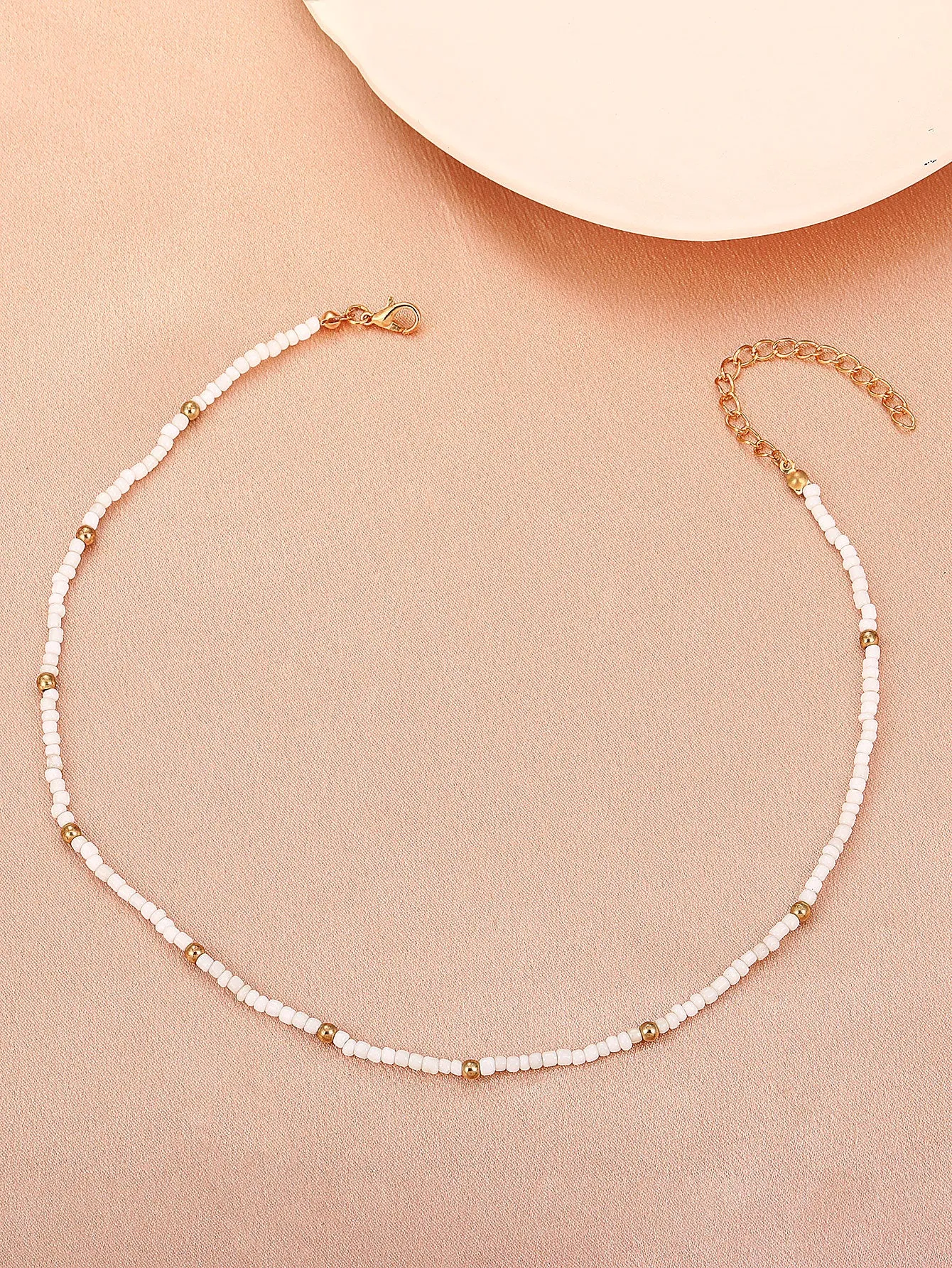Minimalist Beaded Necklace for Women Girls Accessories Jewelry Gifts Gift for