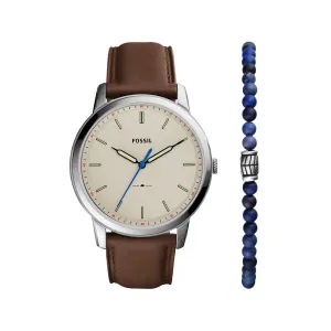 Minimalist Men Grey Quartz Analog Watch