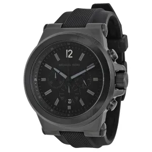MK  Men's Dylan Chronograph Rubber Watch