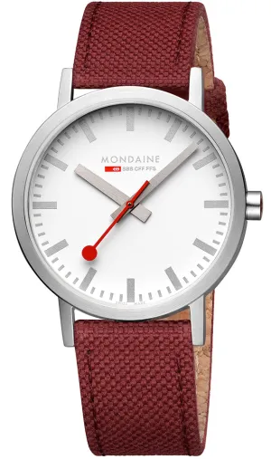 MOND Watch Classic Dark Cherry Textile D