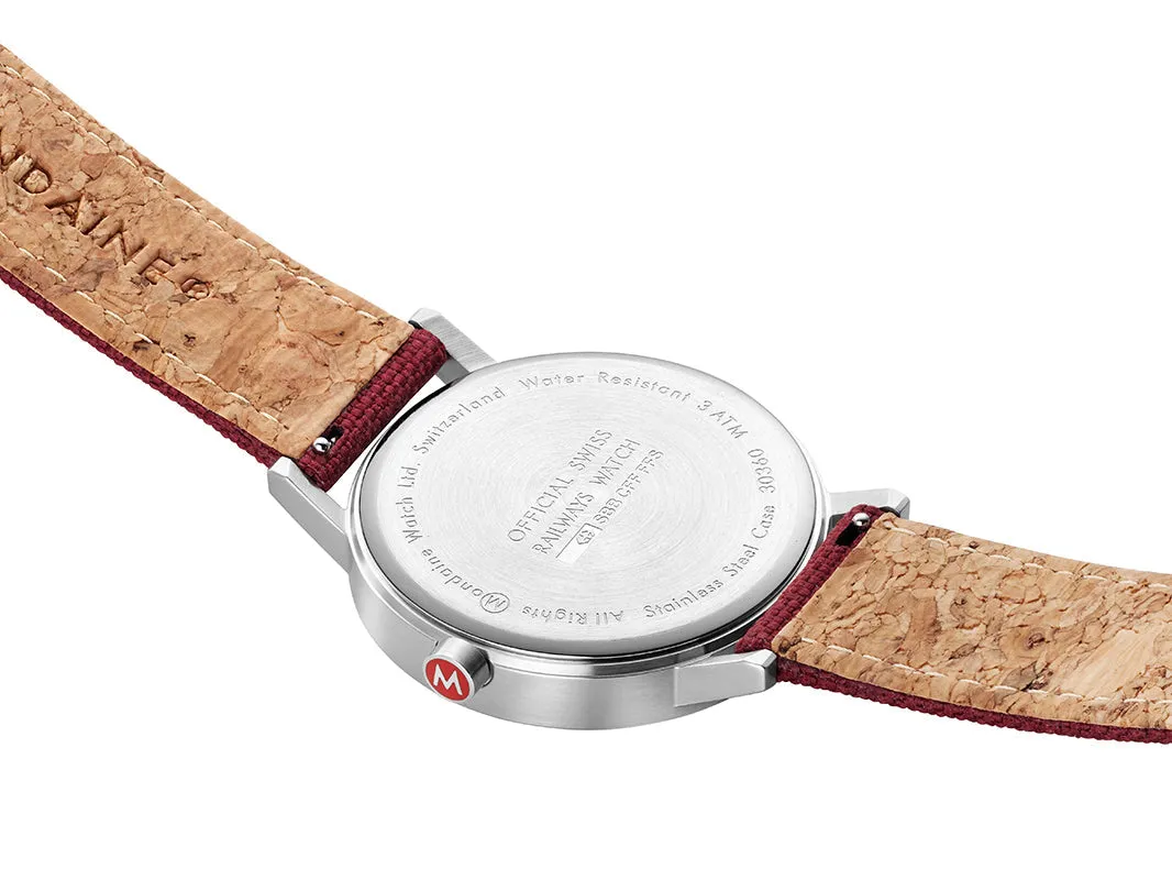 MOND Watch Classic Dark Cherry Textile D