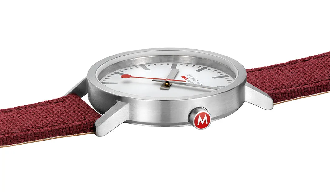 MOND Watch Classic Dark Cherry Textile D