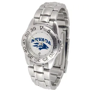 Nevada Wolfpack Ladies Steel Band Sports Watch