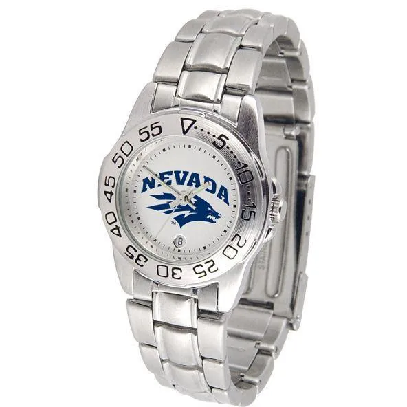 Nevada Wolfpack Ladies Steel Band Sports Watch