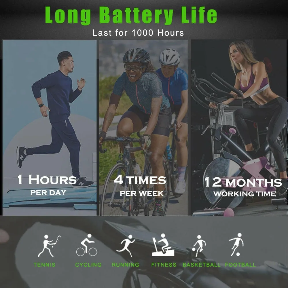 NEWBOLER Heart Rate Sensor Dual Mode ANT Bluetooth With Chest Strap Cycling Computer for Wahoo Garmin Zwift Sports Monitor