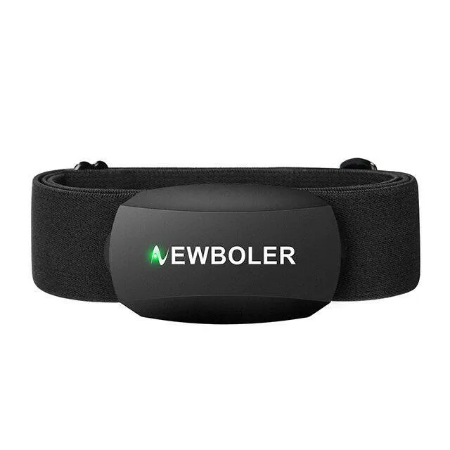 NEWBOLER Heart Rate Sensor Dual Mode ANT Bluetooth With Chest Strap Cycling Computer for Wahoo Garmin Zwift Sports Monitor