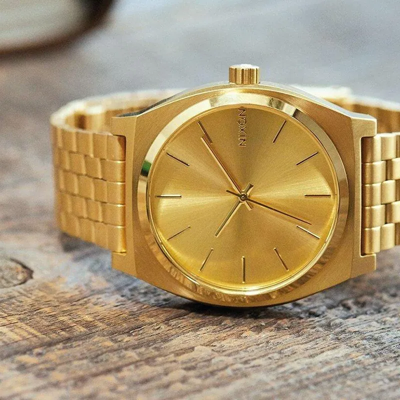Nixon Time Teller Watch - All Gold Gold