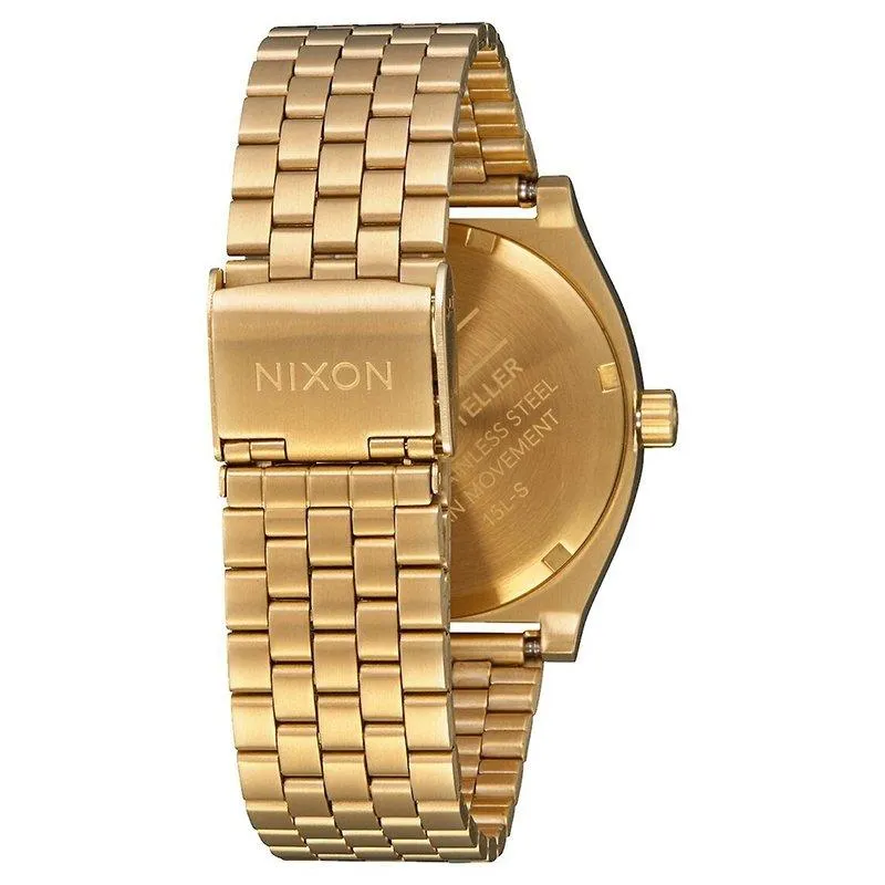 Nixon Time Teller Watch - All Gold Gold