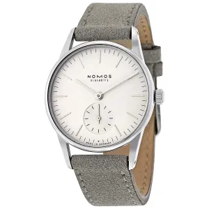 Nomos Orion 33 Weib White Dial Stainless Steel Ladies Watch 324