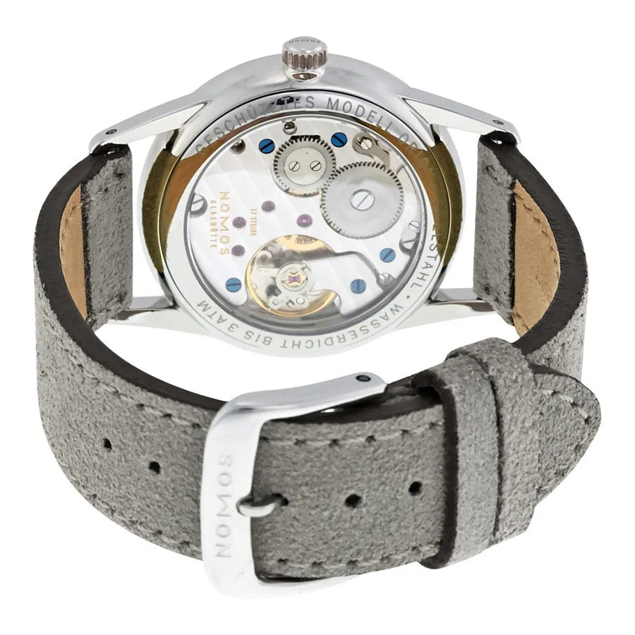 Nomos Orion 33 Weib White Dial Stainless Steel Ladies Watch 324