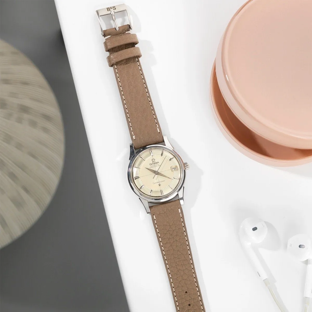 Omega Constellation 14393 Crosshair Pie Pan Dial
