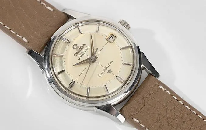 Omega Constellation 14393 Crosshair Pie Pan Dial