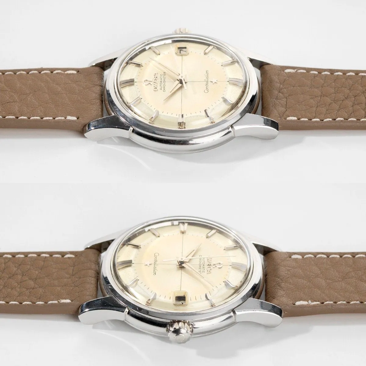 Omega Constellation 14393 Crosshair Pie Pan Dial