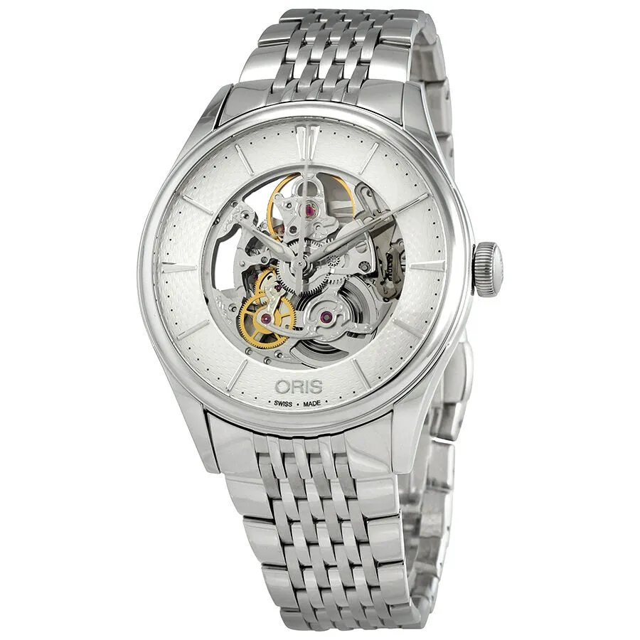 Oris Artelier Skeleton Dial Automatic Men's Steel Watch 01 734 7721 4051-07 8 21 79