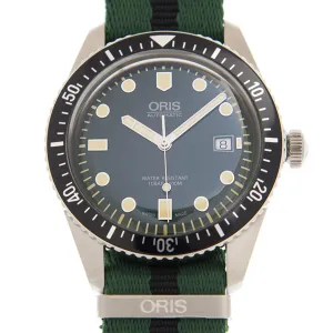 Oris Divers Sixty-Five Automatic Green Dial Unisex Watch 733 7720 4057 5 21 25FC