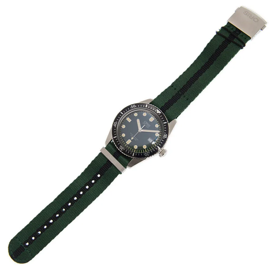 Oris Divers Sixty-Five Automatic Green Dial Unisex Watch 733 7720 4057 5 21 25FC