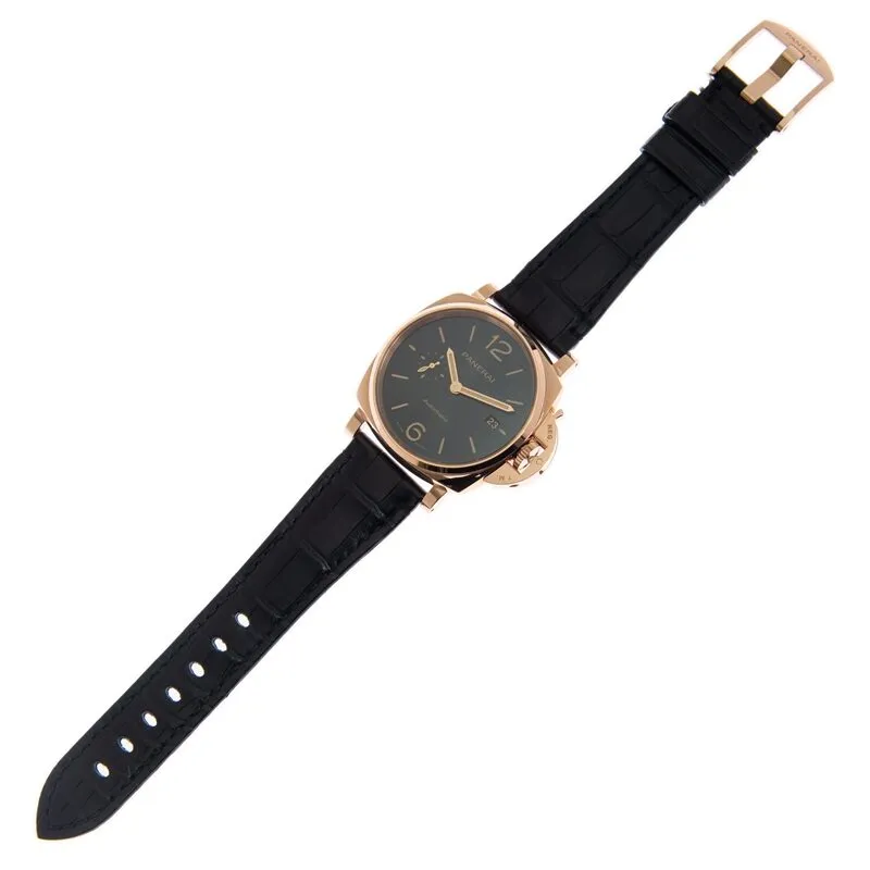 Panerai Luminor Due Automatic Black Dial Men's Watch PAM01041