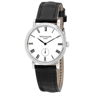 Patek Philippe Calatrava 31mm Mechanical White Dial Ladies Watch -010 7119G